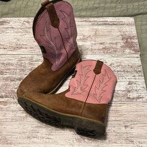 John Deere Size 8.5 Pink Boots